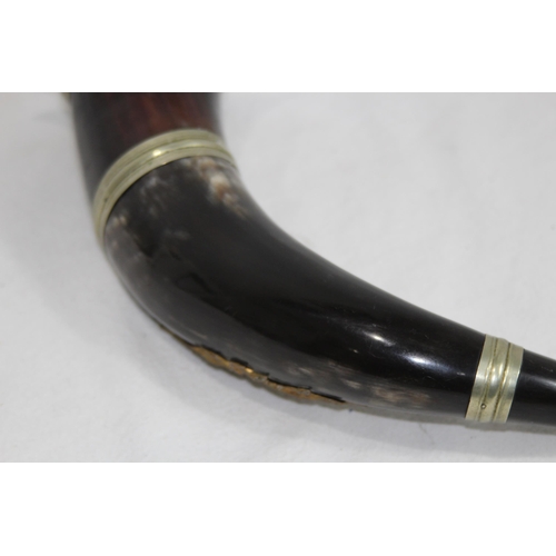 580 - SWISS HUNTING HORN
34CM