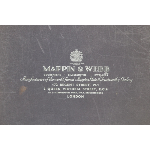 596 - BOXED MAPPIN AND WEBB SILVER PLATED TRAY