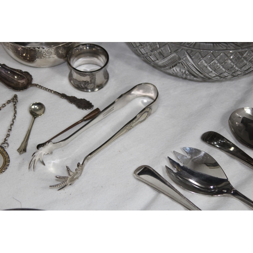 607 - QUANTITY OF SILVER PLATE