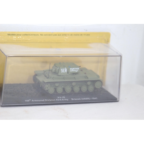 691 - SELECTION OF BOXED MODEL TANKS