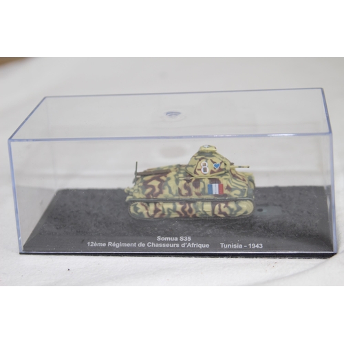 691 - SELECTION OF BOXED MODEL TANKS