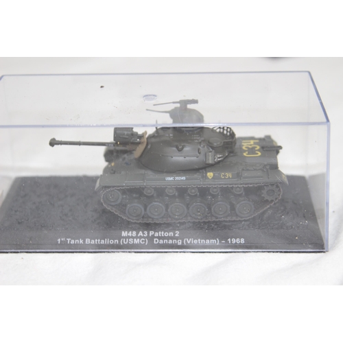 691 - SELECTION OF BOXED MODEL TANKS