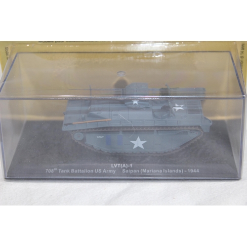 691 - SELECTION OF BOXED MODEL TANKS