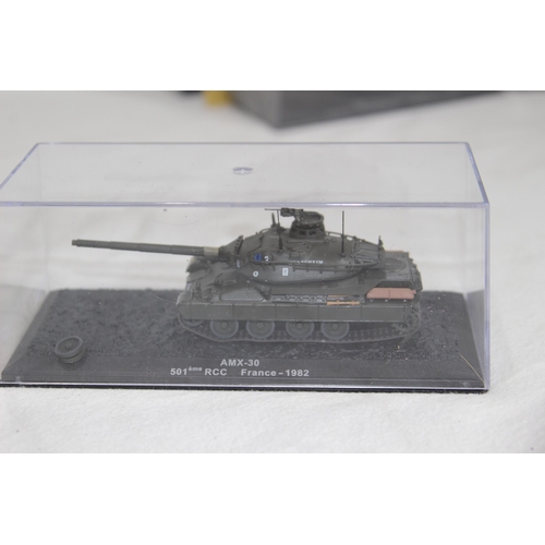 691 - SELECTION OF BOXED MODEL TANKS