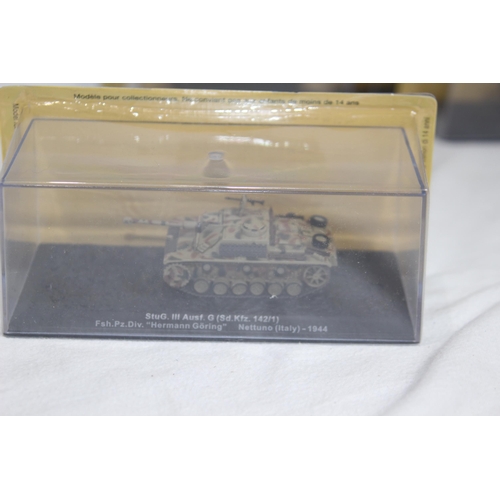 691 - SELECTION OF BOXED MODEL TANKS