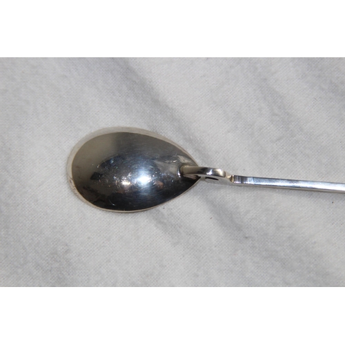 1098 - BOXED SILVER CORINIUM SPOON WITH PAPERWORK