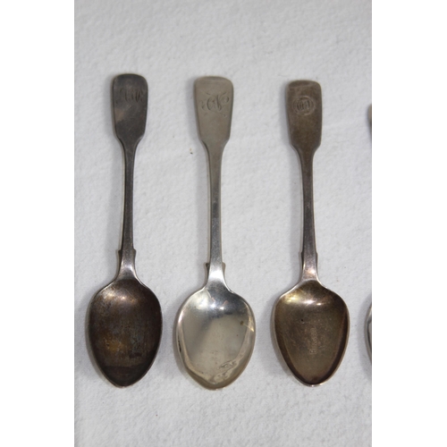 1131 - GEORGIAN AND LATER SILVER FLATWARE - 107G