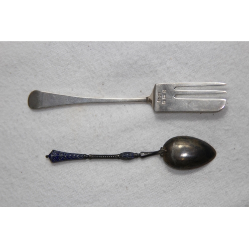 1131 - GEORGIAN AND LATER SILVER FLATWARE - 107G