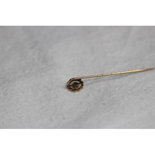 1183 - ANTIQUE 9CT GOLD STICK PIN