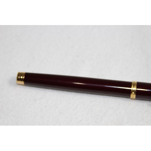 1191 - 18CT GOLD NIBBED CASED WATERMAN OF PARIS FOUNTAIN PEN