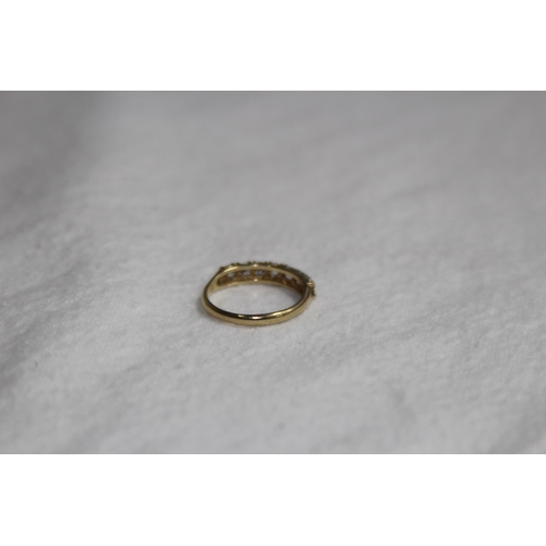 1204 - 9CT GOLD RING - 2.11G - SIZE O