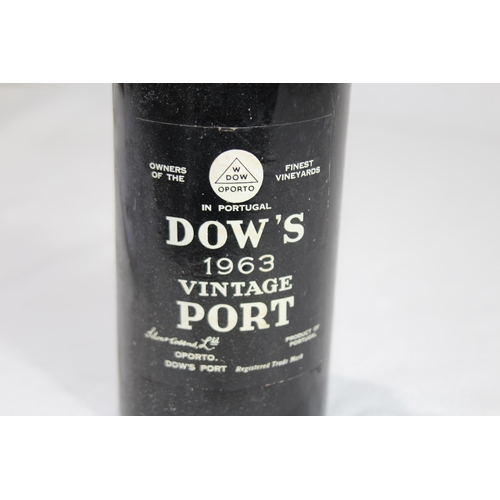 728 - BOTTLE OF VINTAGE DOW'S 1963 PORT