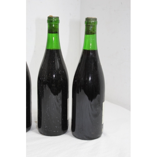 730 - 3 X BOTTLES OF VINTAGE LES COURTIERS ROUGE RED WINE - A/F