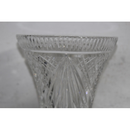 891 - 2 X CUT GLASS VASES AND LANGLEY POTS
31CM