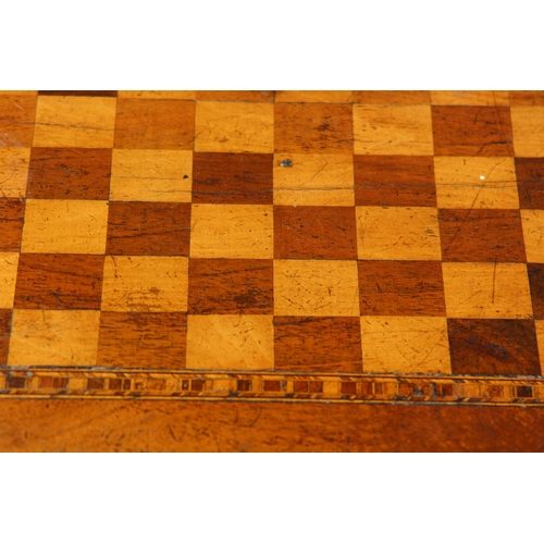 2 - ANTIQUE VICTORIAN C1890 BOBBIN TURNED LEG CHESS BOARD TABLE
71 X 47CM