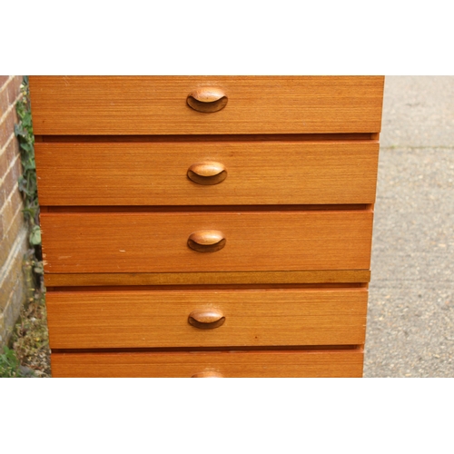 84 - AUSTIN SUITE 6 DRAWER CHEST OF DRAWERS 
61 X 43 X 110CM