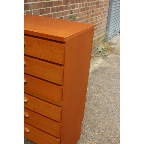 84 - AUSTIN SUITE 6 DRAWER CHEST OF DRAWERS 
61 X 43 X 110CM