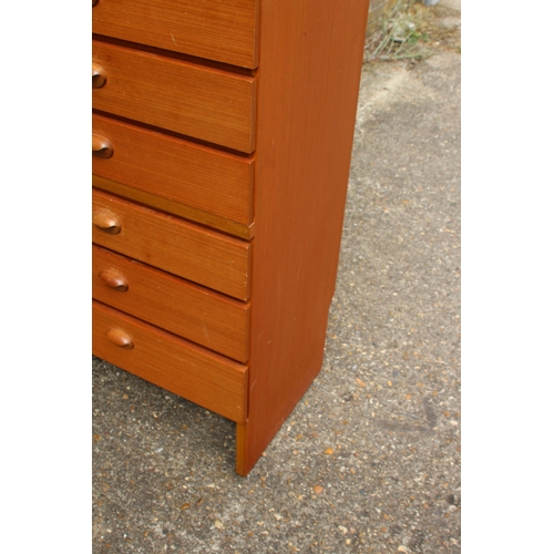 84 - AUSTIN SUITE 6 DRAWER CHEST OF DRAWERS 
61 X 43 X 110CM