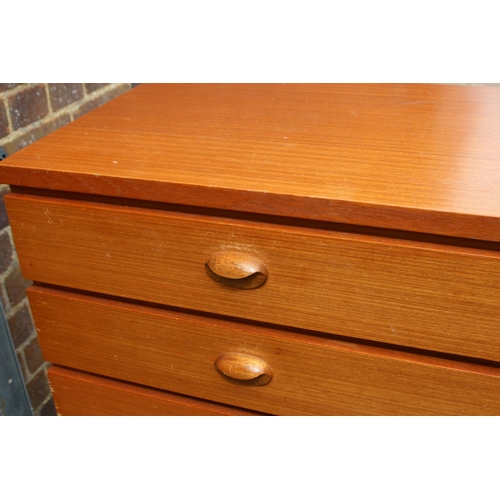 84 - AUSTIN SUITE 6 DRAWER CHEST OF DRAWERS 
61 X 43 X 110CM