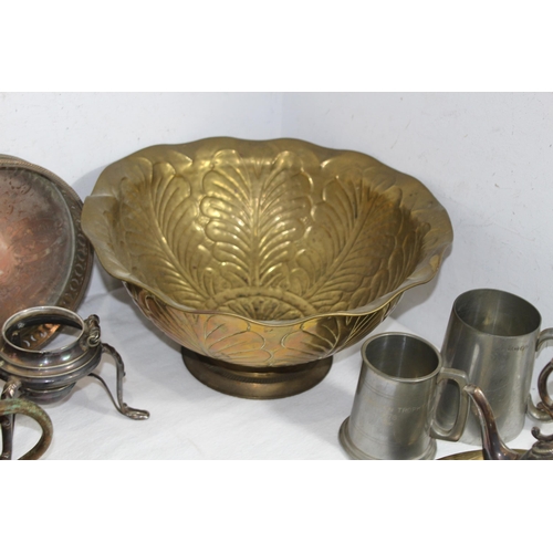 616 - QUANTITY OF METALWARE