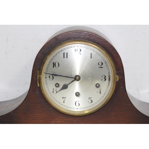 627 - VINTAGE MANTLE CLOCK 
42 X 24 X 15CM