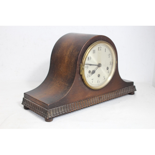 627 - VINTAGE MANTLE CLOCK 
42 X 24 X 15CM