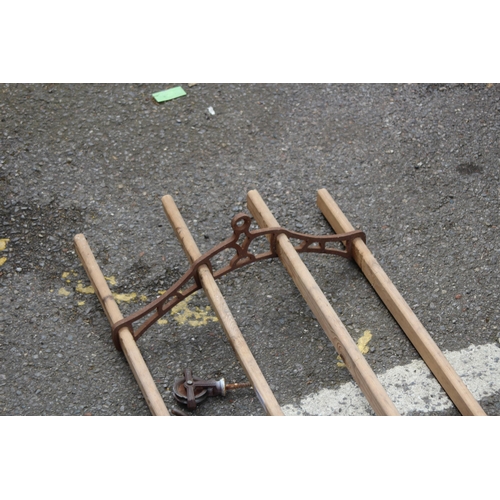 631 - VINTAGE PULLEY / POT HANGER
139 X 47CM