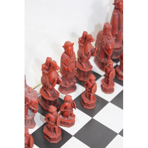 701 - CHESS SET WITH BOARD