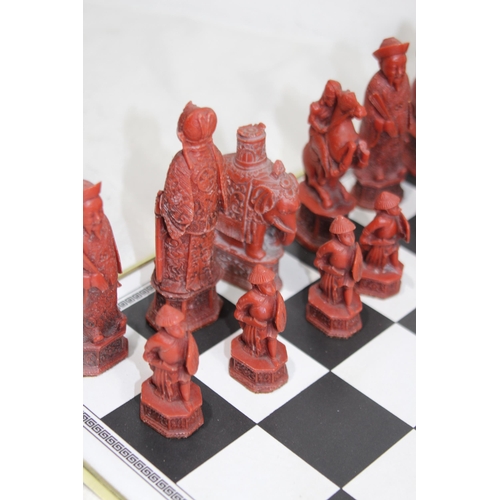 701 - CHESS SET WITH BOARD