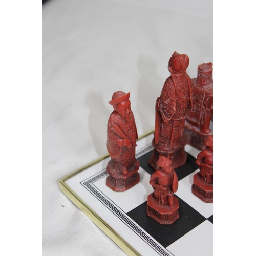 701 - CHESS SET WITH BOARD