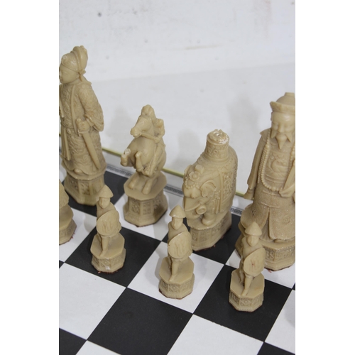 701 - CHESS SET WITH BOARD