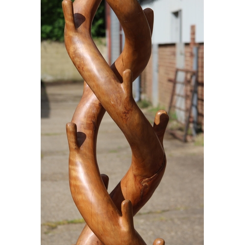 7 - LARGE UNUSUAL ORGANIC WOODEN COAT RACK
190 X 50CM