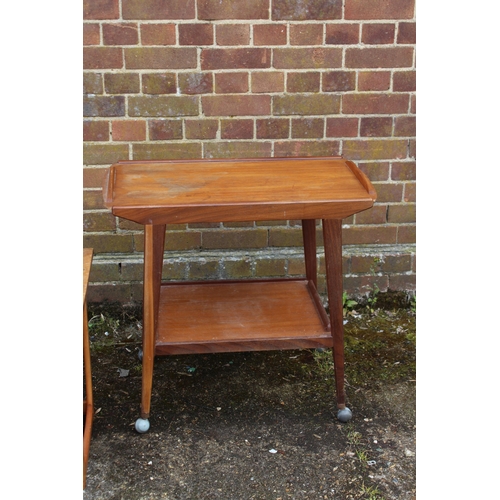 12 - REMPLOY ELM TEA TROLLEY AND NEST OF TABLES
75 X 45 X 71CM