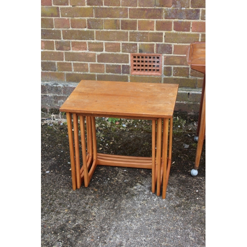 12 - REMPLOY ELM TEA TROLLEY AND NEST OF TABLES
75 X 45 X 71CM