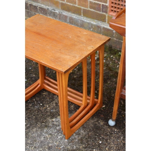 12 - REMPLOY ELM TEA TROLLEY AND NEST OF TABLES
75 X 45 X 71CM