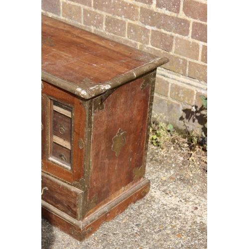 14 - VINTAGE HARD WOOD CAPTAINS CUPBOARD
75 X 38 X 53CM