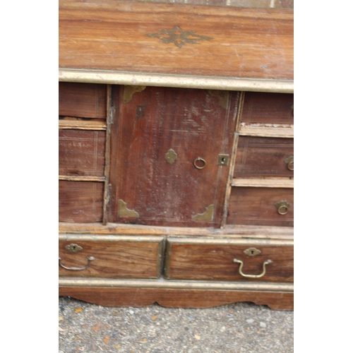 14 - VINTAGE HARD WOOD CAPTAINS CUPBOARD
75 X 38 X 53CM