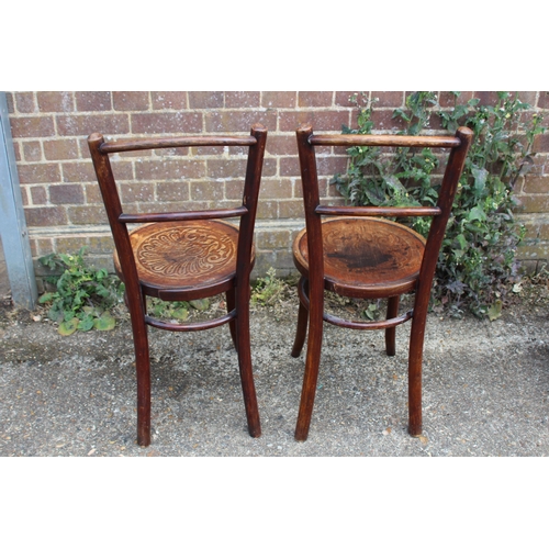 55 - PAIR OF  PENNY CHAIRS 
40 X 39 X 80CM