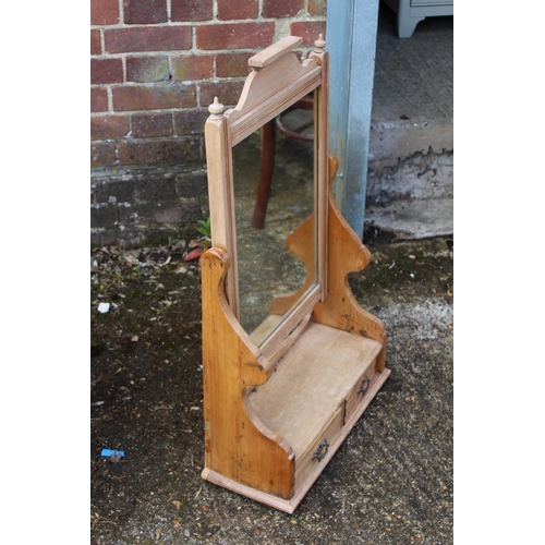 65 - VINTAGE PINE TRUNK TOWEL RAIL & MIRROR
77 X 48 X 60CM