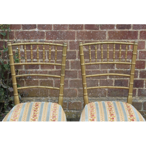 85 - PAIR OF VINTAGE BEDROOM CHAIRS 
37 X 40 X 85CM