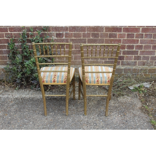 85 - PAIR OF VINTAGE BEDROOM CHAIRS 
37 X 40 X 85CM