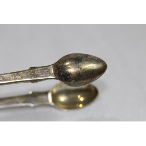 1139 - SILVER SUGAR TONGS - 54G - LONDON 1819 - SOLOMON HOUGHAM SOLOMON ROYES AND JOHN DIX