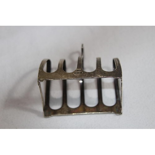 1145 - SILVER TOAST RACK - 53.5G - SHEFFIELD 1936 - EMILE VINER