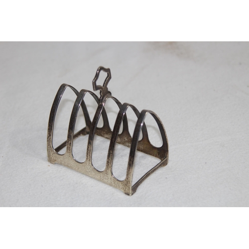 1145 - SILVER TOAST RACK - 53.5G - SHEFFIELD 1936 - EMILE VINER