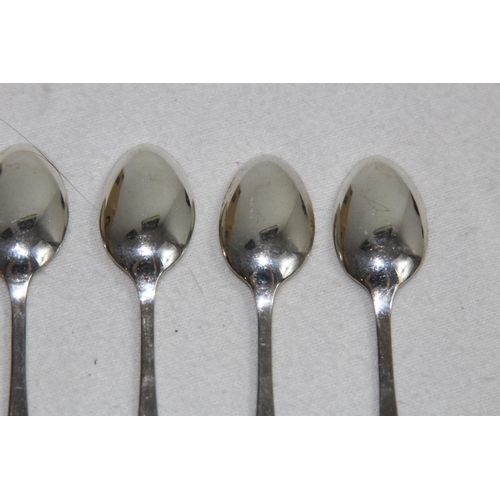 1150 - 6 SILVER COFFEE SPOONS - 46G - BIRMINGHAM 1952 - DEAKIN AND FRANCIS