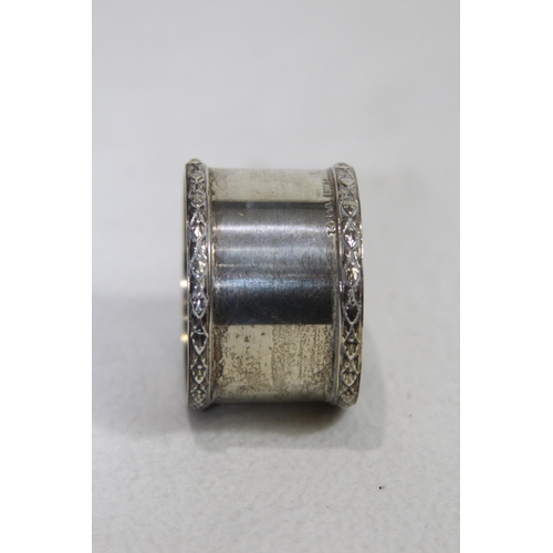 1153 - SILVER NAPKIN RING - 28.5G - GERMAN 800 SILVER