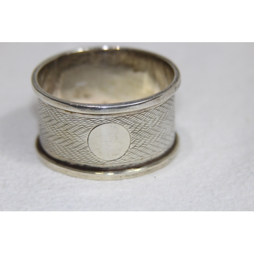 1154 - SILVER NAPKIN RING - 14.5G - BIRMINGHAM 1938 - ISRAEL GREENBERG