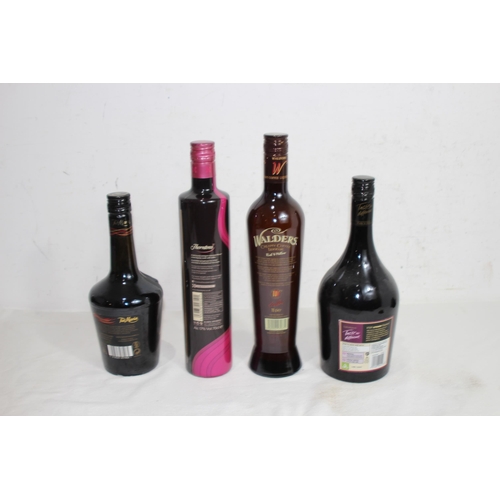 739 - BOTTLE OF TIA MARIA AND 3 OTHER BOTTLES