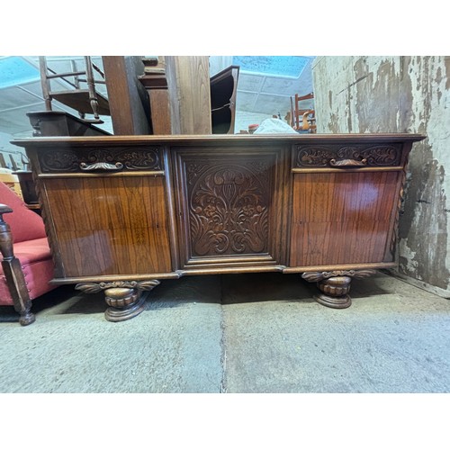 53 - VINTAGE CARVED SIDEBOARD 
180 X 50 X 96CM