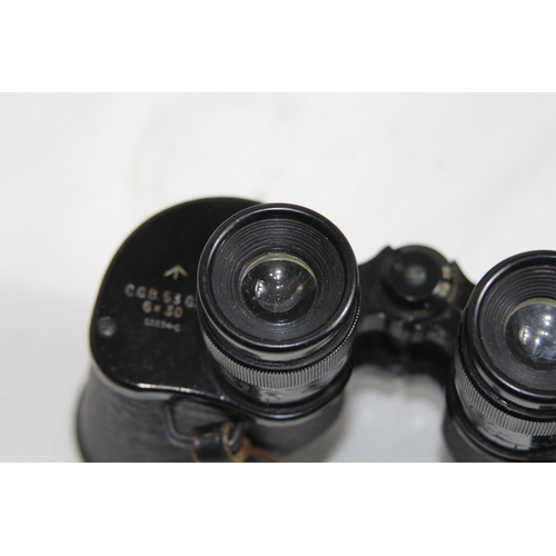 841 - PAIR OF  WW2 MILITARY BINOCULARS  1943